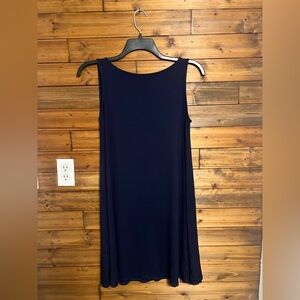 Eileen Fisher Tank flowy midi dress color Dark blue size Medium